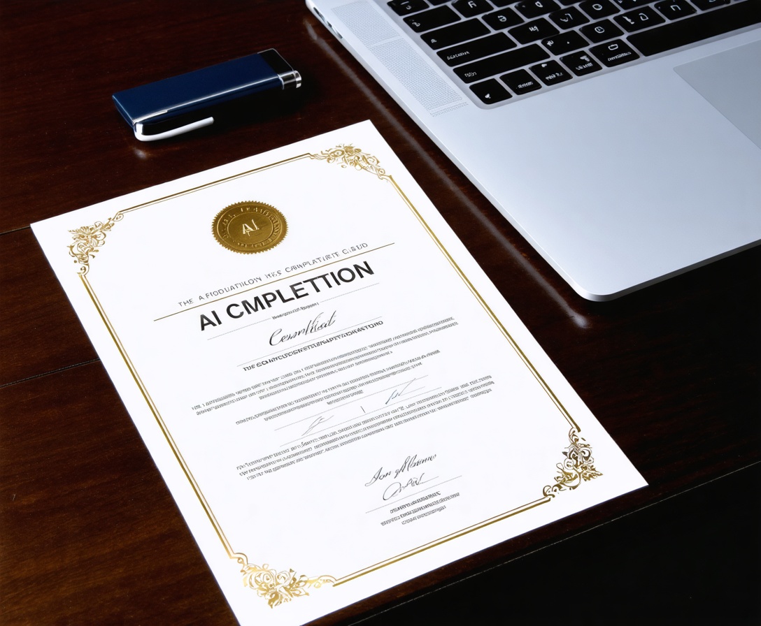 Официальный сертификат AI Learning Hub, подтверждающий квалификацию эксперта в области ИИ