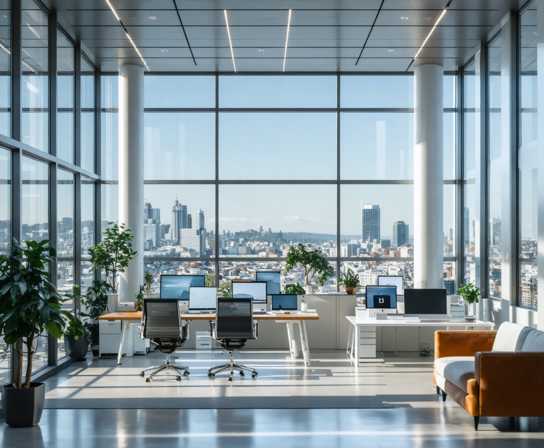 Современный высокотехнологичный офис AI Learning Hub в центре Сан-Франциско